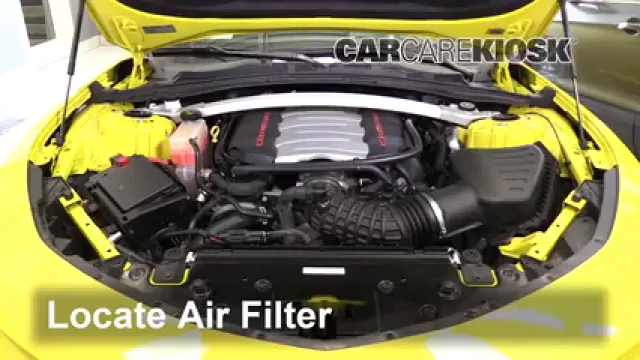 2017 Chevrolet Camaro SS 6.2L V8 Convertible Filtre à air (moteur) Changement